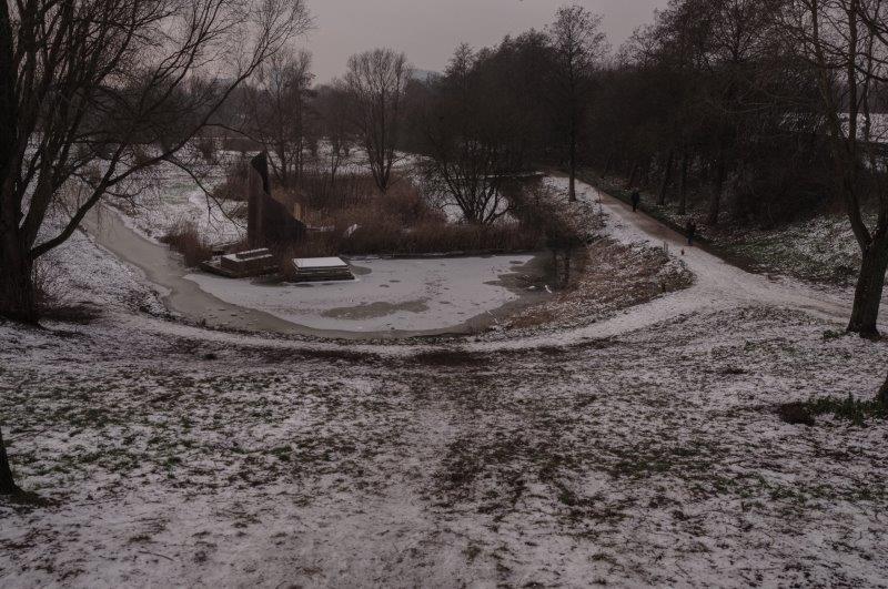 Westerpark in de winter 1